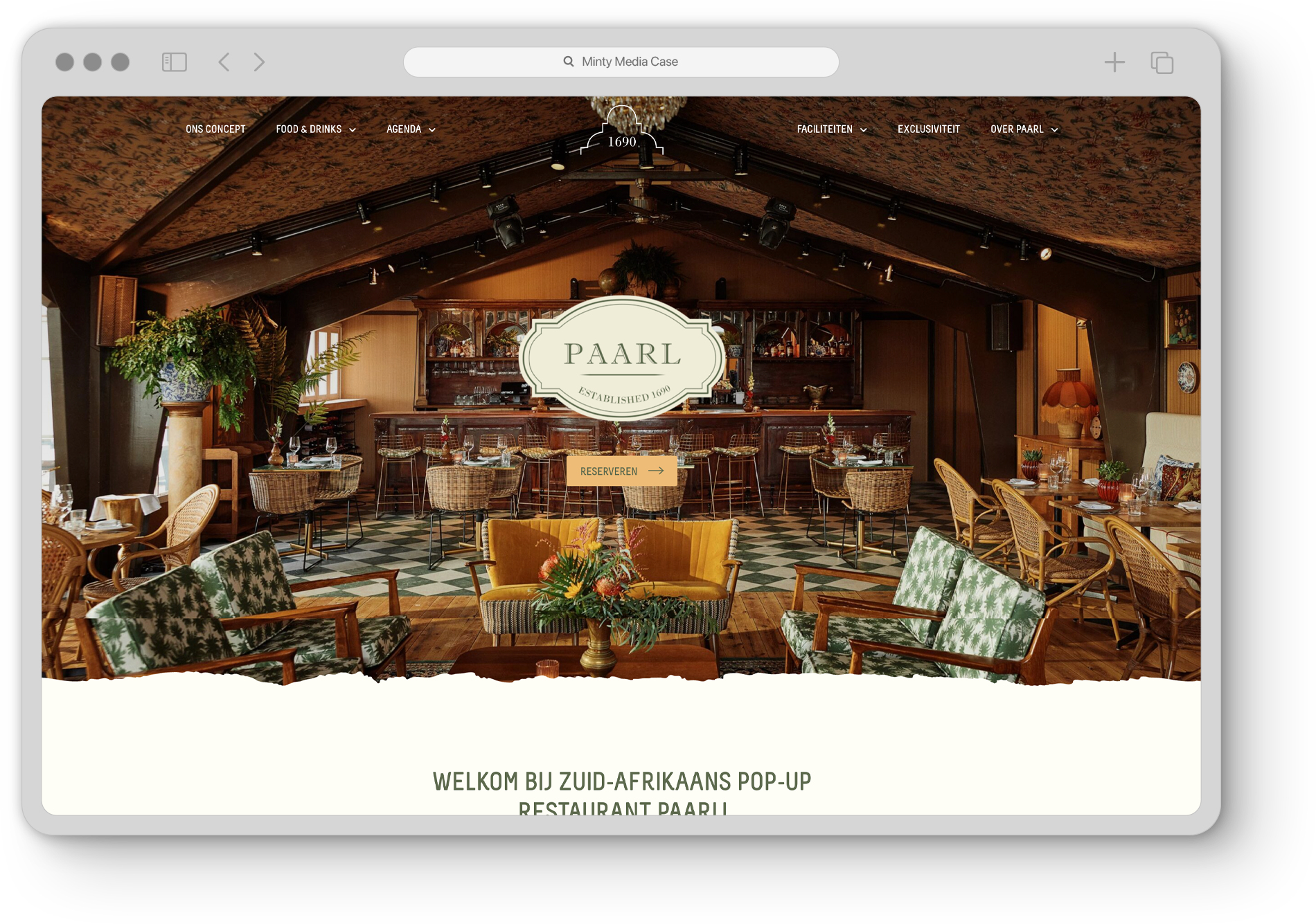 WordPress website PAARL